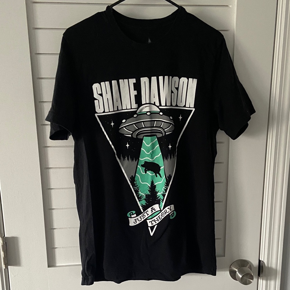 Shane Dawson Just a Theory Alien Abduction Black Short Sleeve Tshirt Size Large